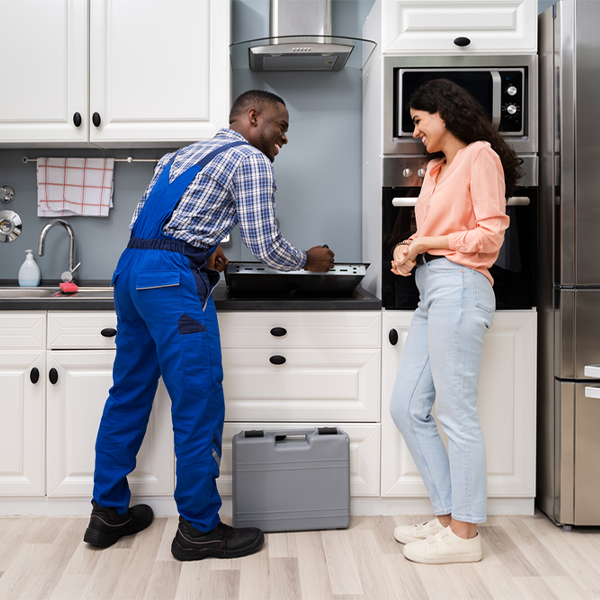 can you provide an estimate for cooktop repair before beginning any work in Colton